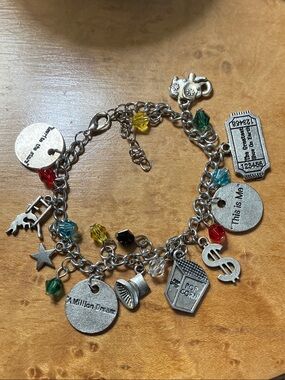 The Greatest Show On Earth 10 Themed Charms Metal Novelty Charm Bracelet
